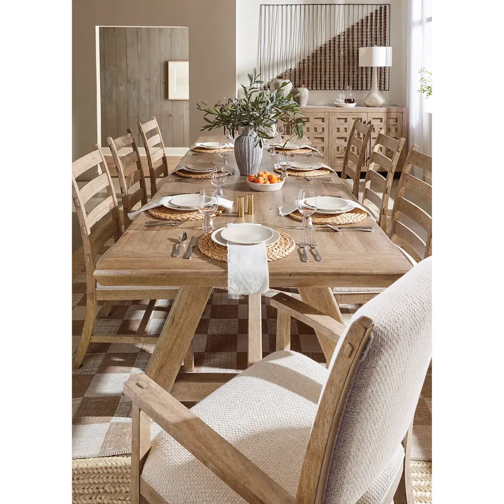 Vince Ladderback Dining Chair - Brown, Wood