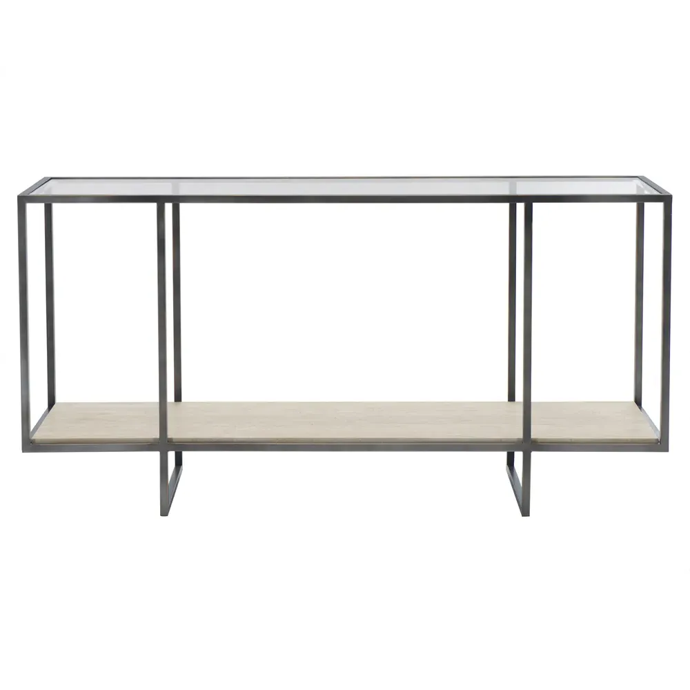 Vincent Console Table - Bronze, Glass image