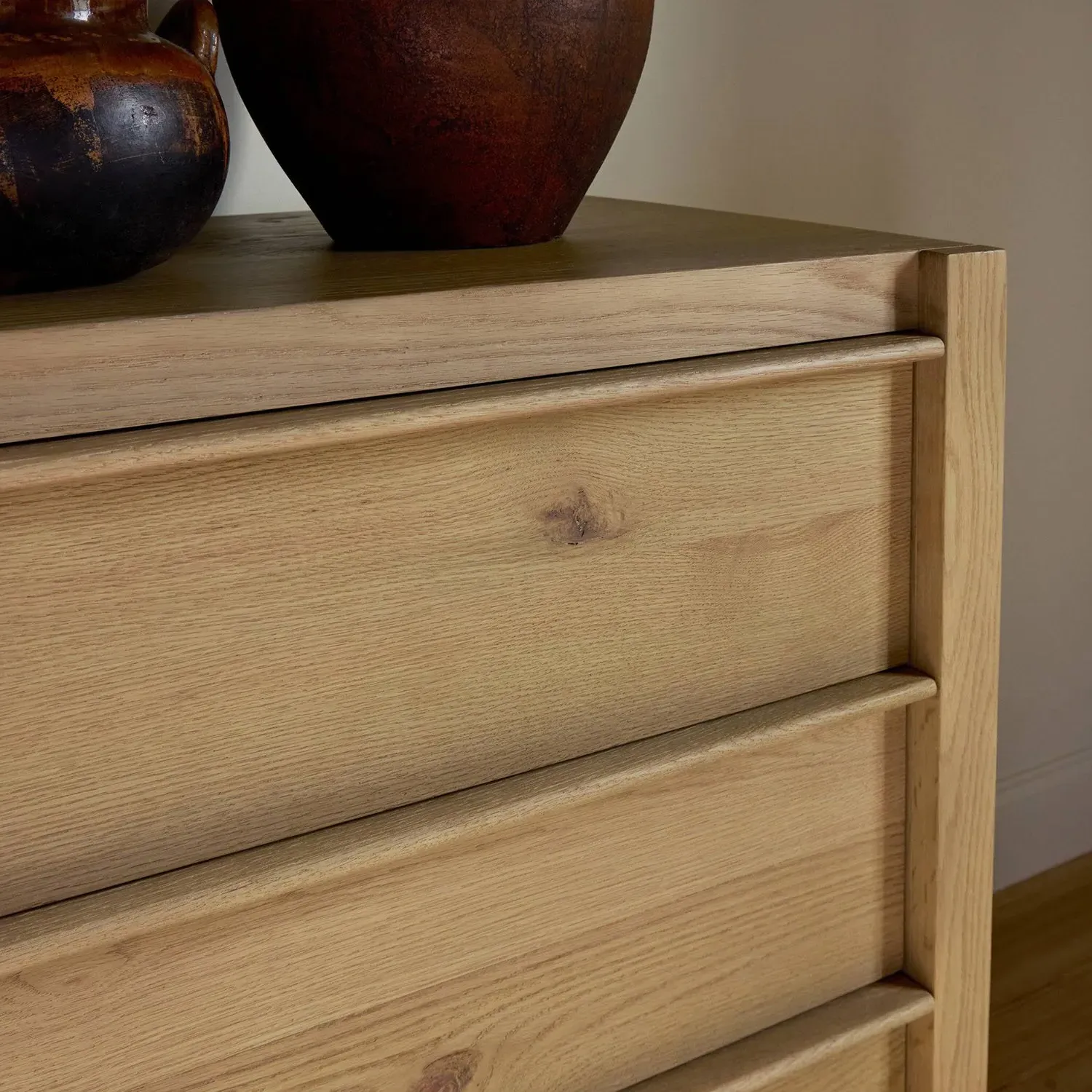 Vincent Double Dresser - Brown, Oak