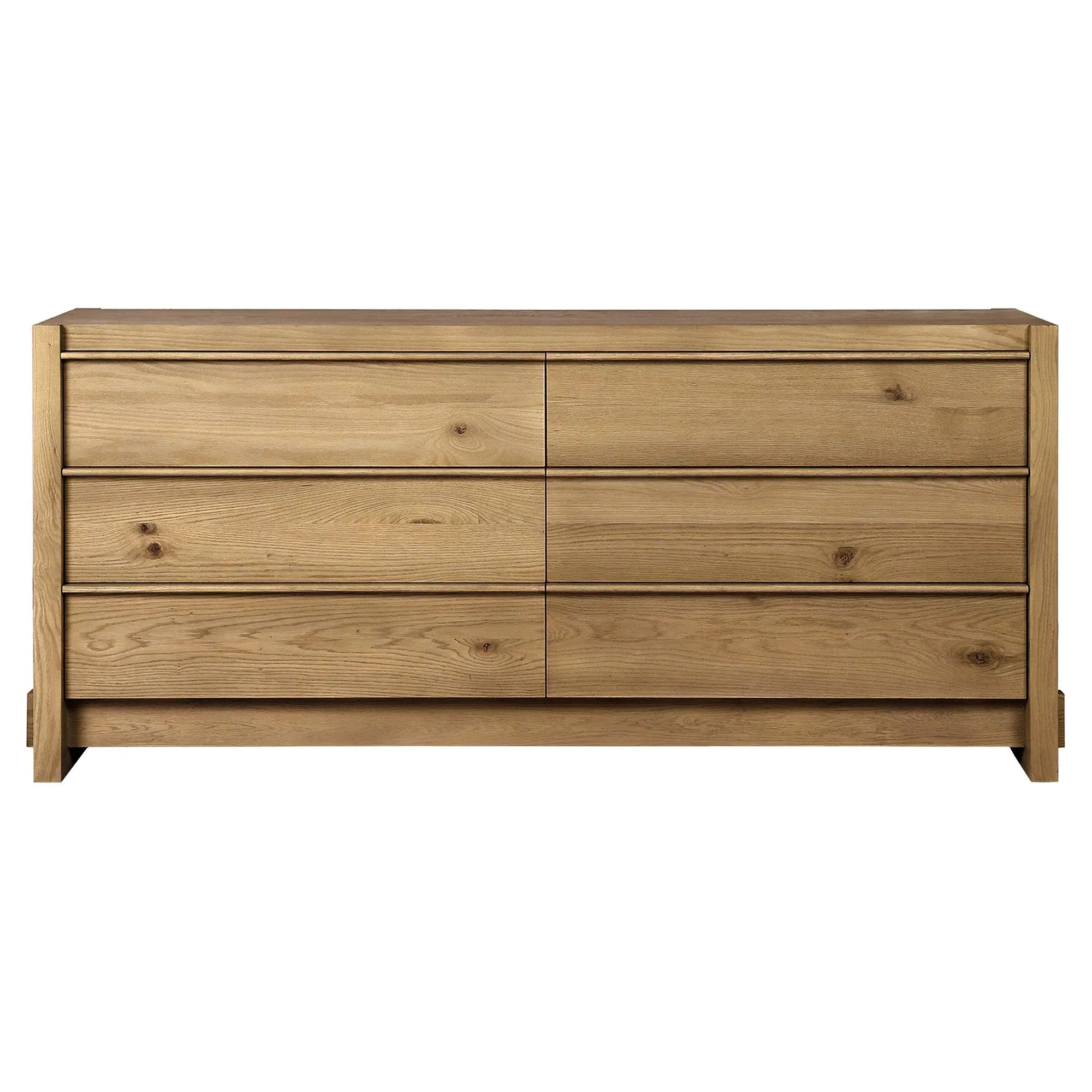 Vincent Double Dresser - Brown, Oak