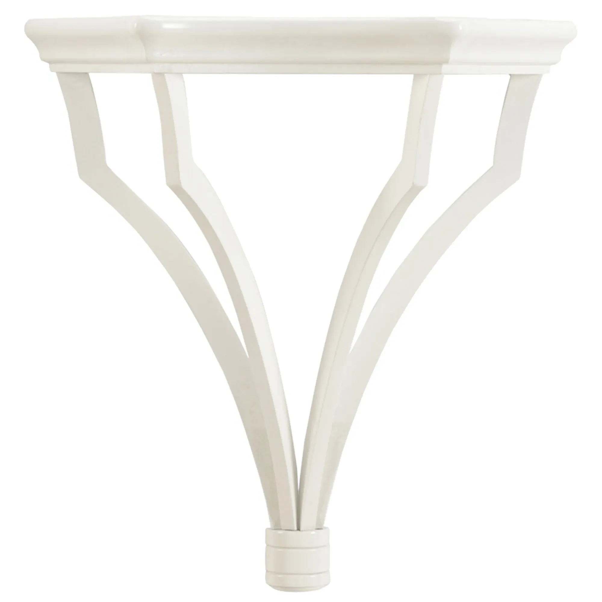 Vincent French Country Wall Bracket Shelf - White, Wood image