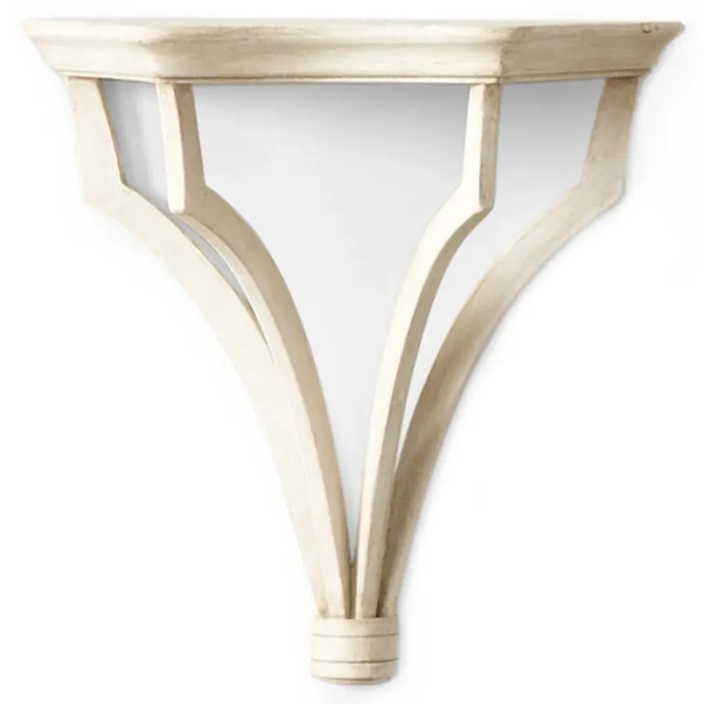 Vincent Medium Bracket Shelf - Antique Cream, Wood image