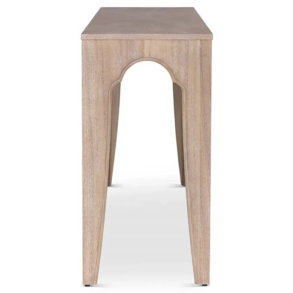 Vincent Rectangular Console Table - Driftwood Brown, Acacia