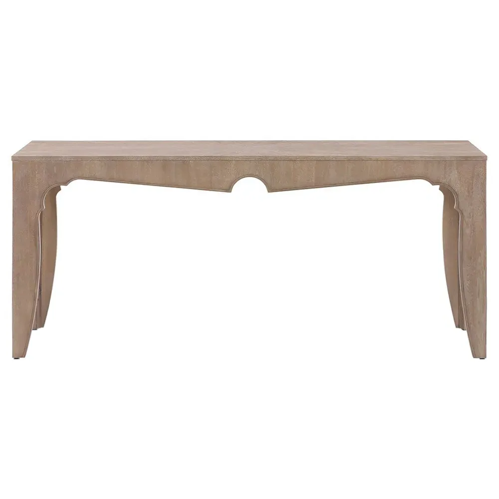 Vincent Rectangular Console Table - Driftwood Brown, Acacia image