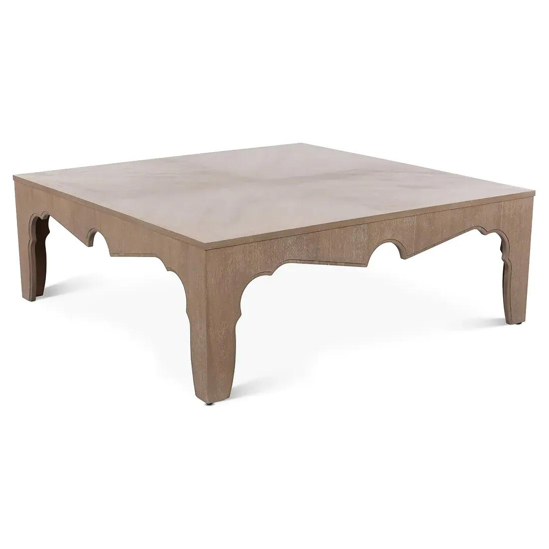Vincent Square Coffee Table - Driftwood, Acacia Wood