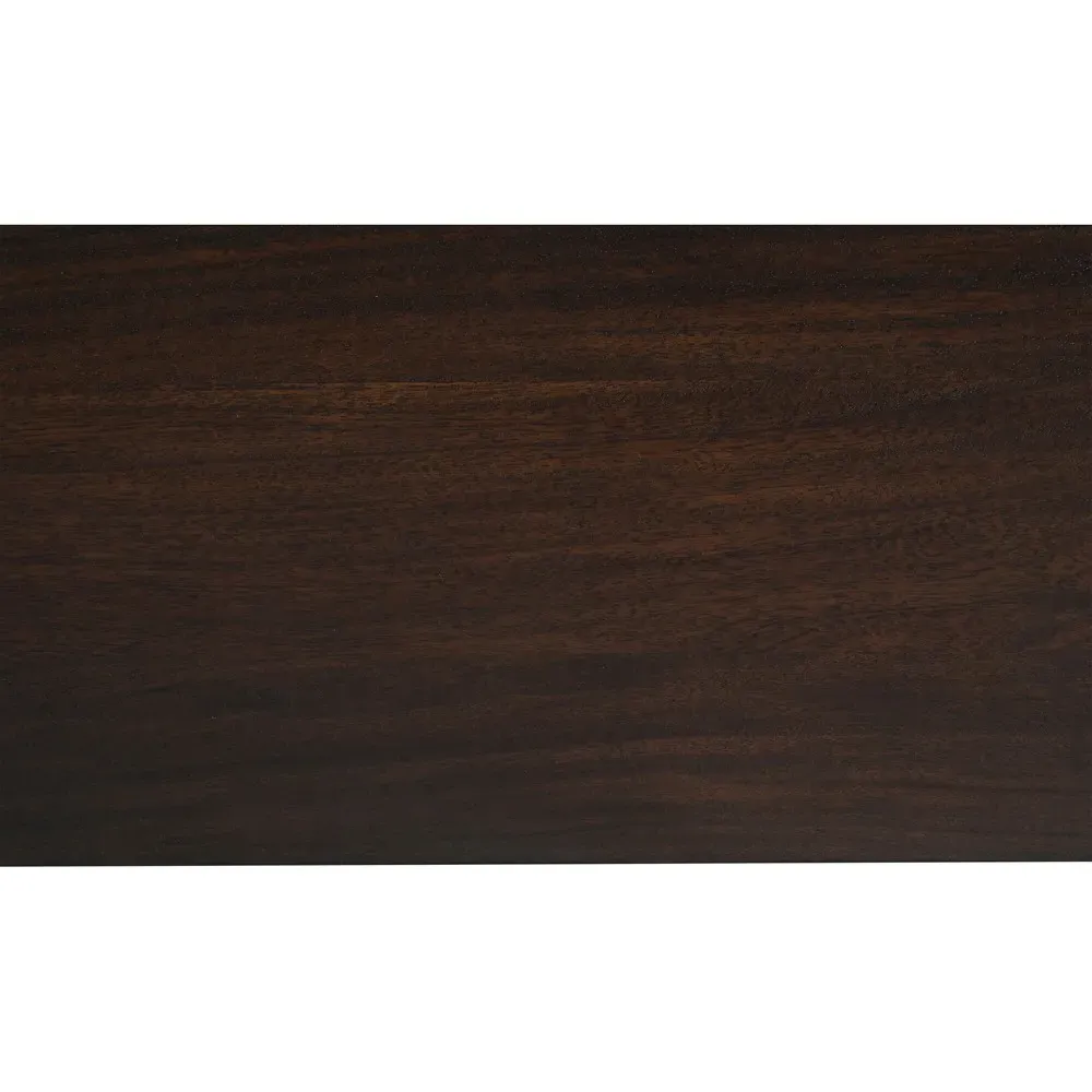 Vindra King Size Bed Frame - Dark Brown, Acacia Wood