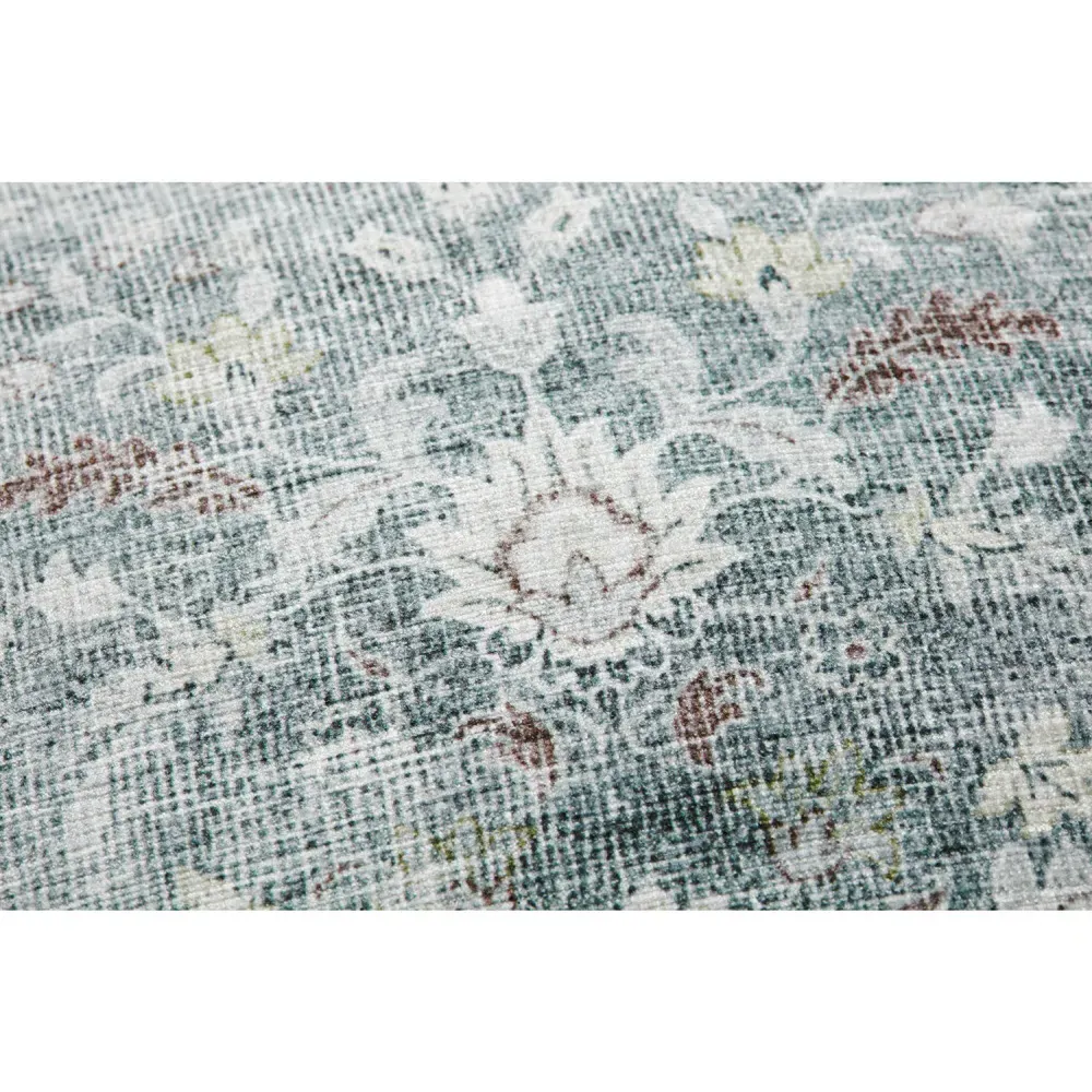 Virginia 18x18 Floral Throw Pillow - Grey, Polyester