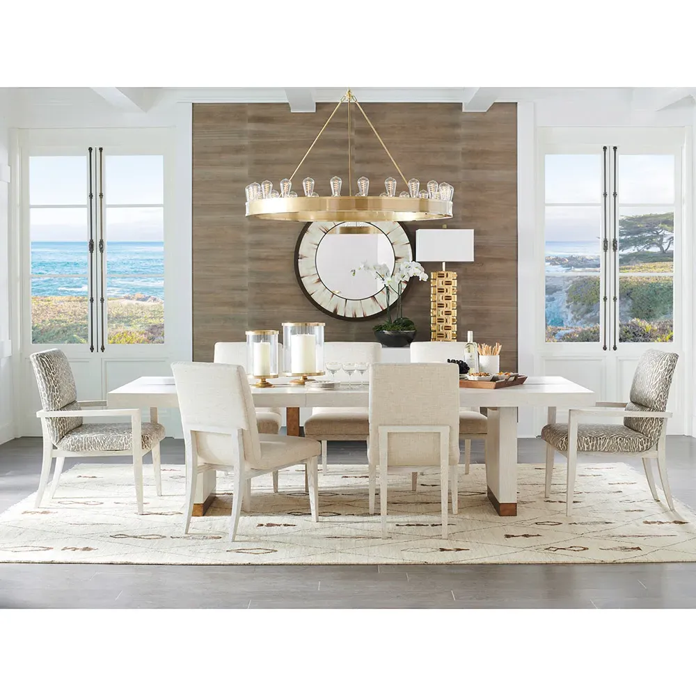 Vista Extendable Dining Table - White, Oak
