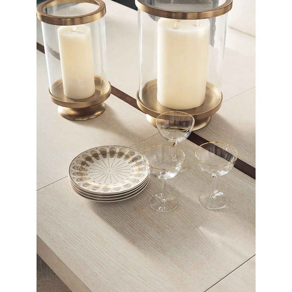 Vista Extendable Dining Table - White, Oak