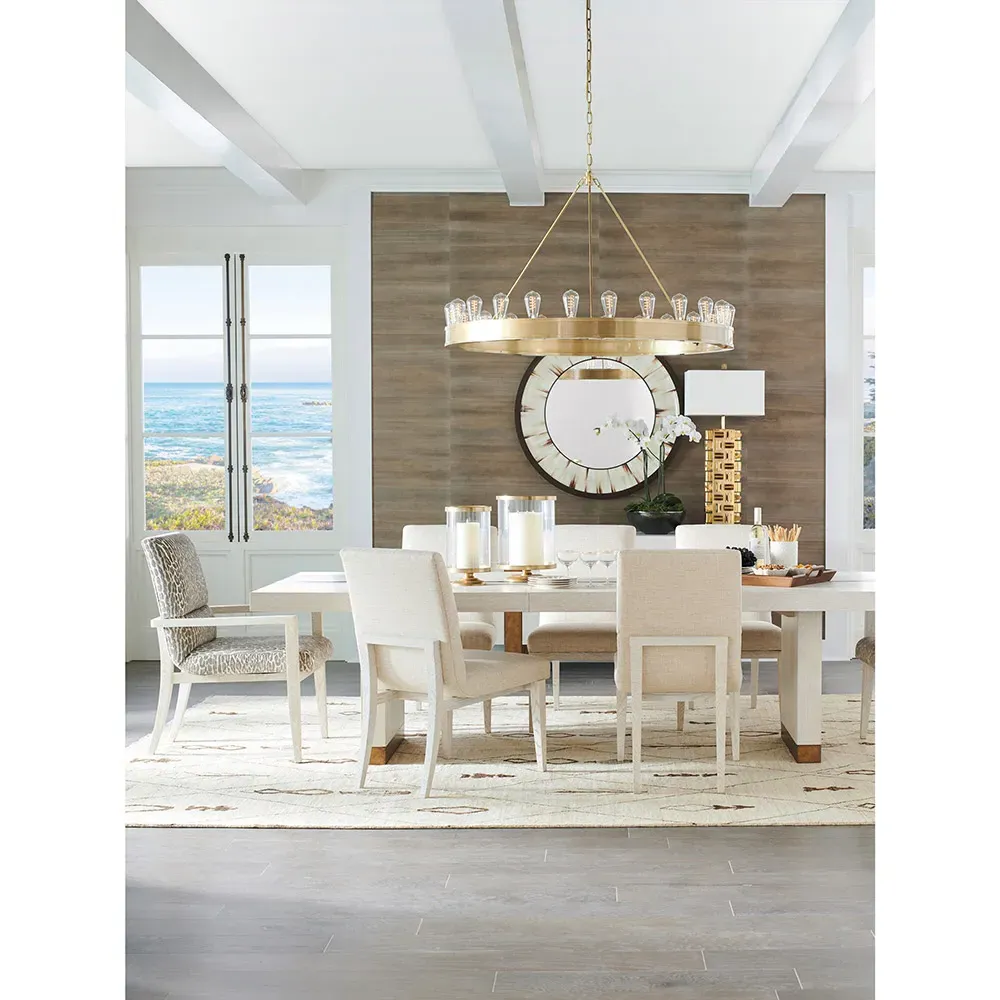 Vista Extendable Dining Table - White, Oak