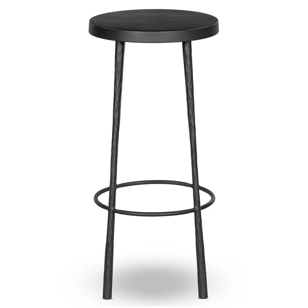 Vito Bar Stool - Gunmetal, Iron