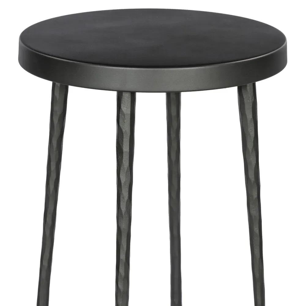 Vito Bar Stool - Gunmetal, Iron