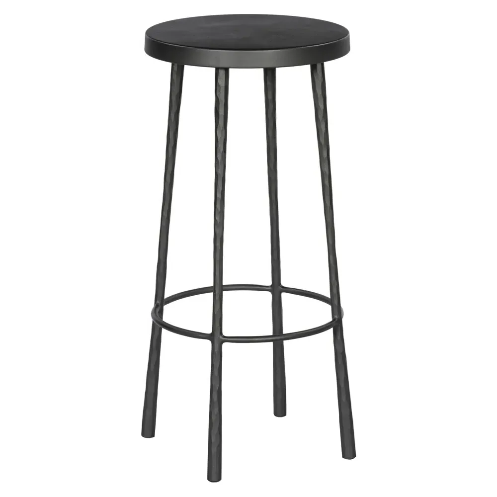 Vito Bar Stool - Gunmetal, Iron