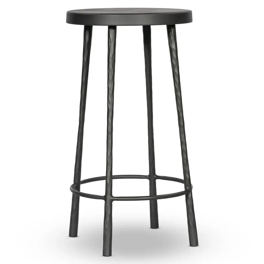 Vito Counter Stool - Gunmetal, Iron