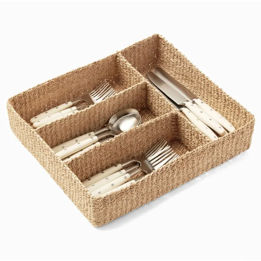 Voru Flatware Storage - Natural, Abaca
