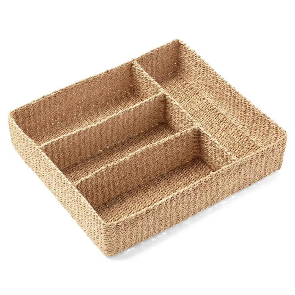 Voru Flatware Storage - Natural, Abaca