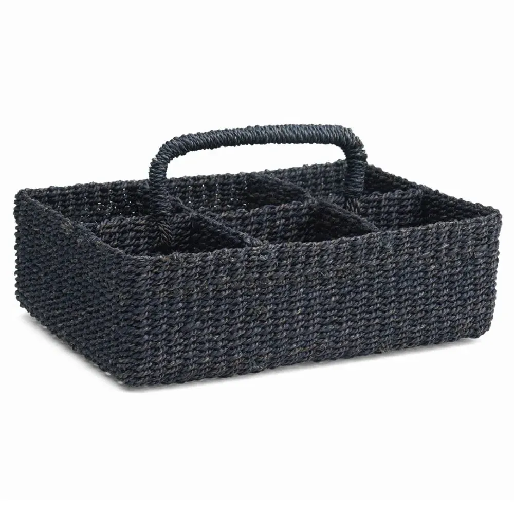 Voru Glassware Storage - Navy, Abaca