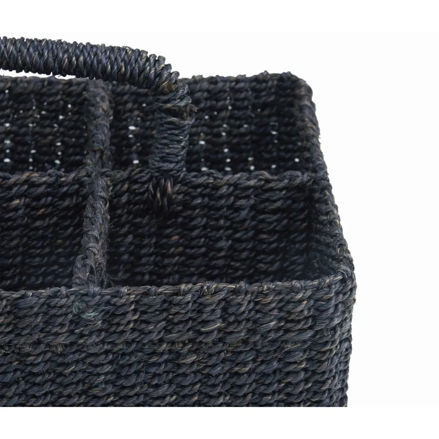 Voru Glassware Storage - Navy, Abaca