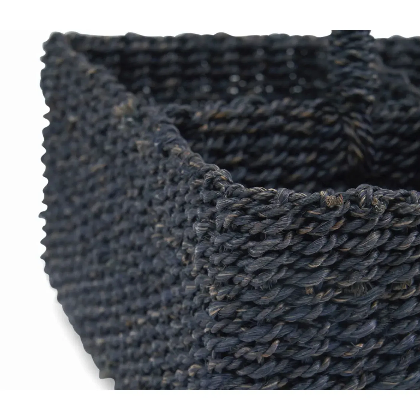 Voru Glassware Storage - Navy, Abaca