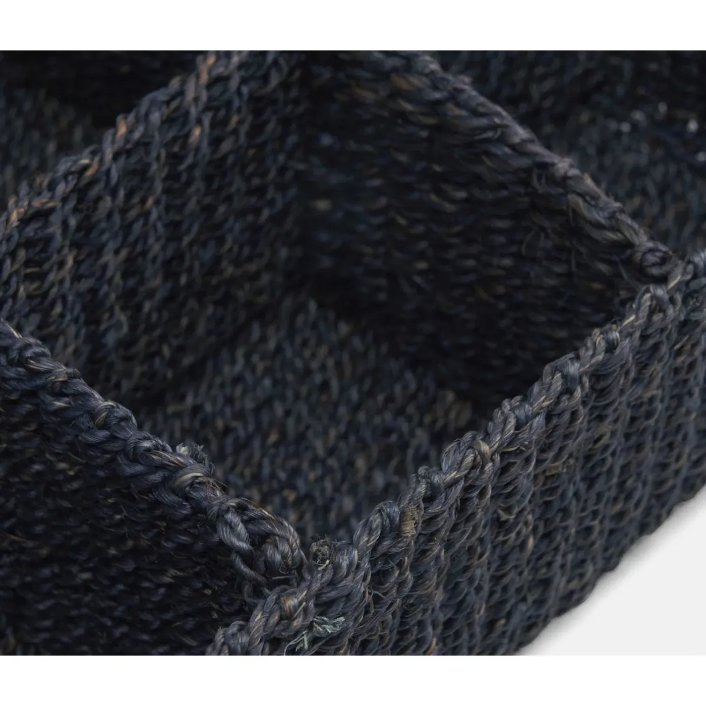 Voru Glassware Storage - Navy, Abaca