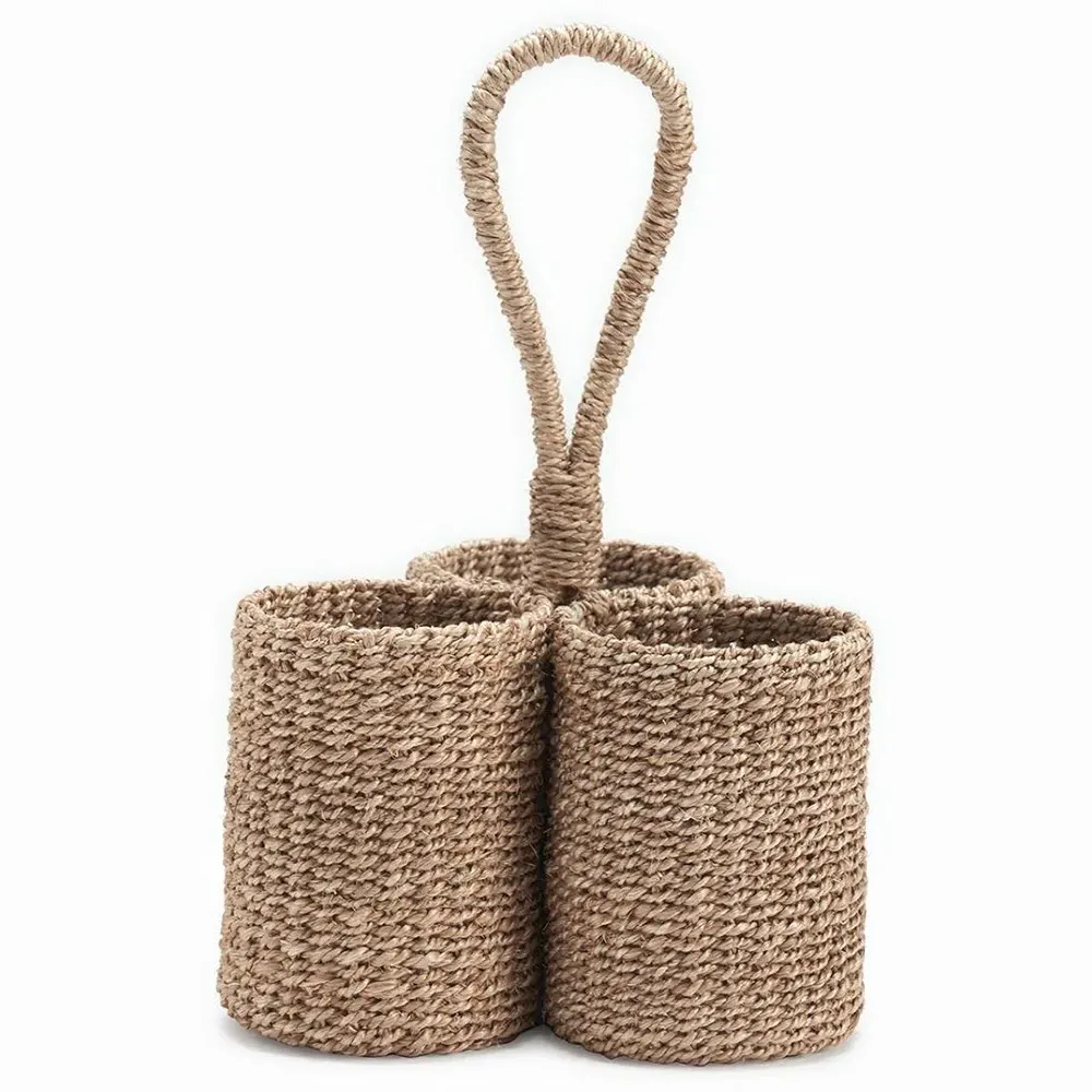 Voru Wine Bottle Holder - Natural, Abaca image