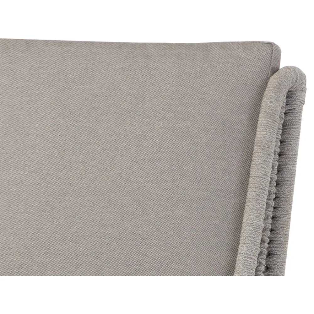 Wagner Woven Outdoor Counter Stool - Taupe, Teak