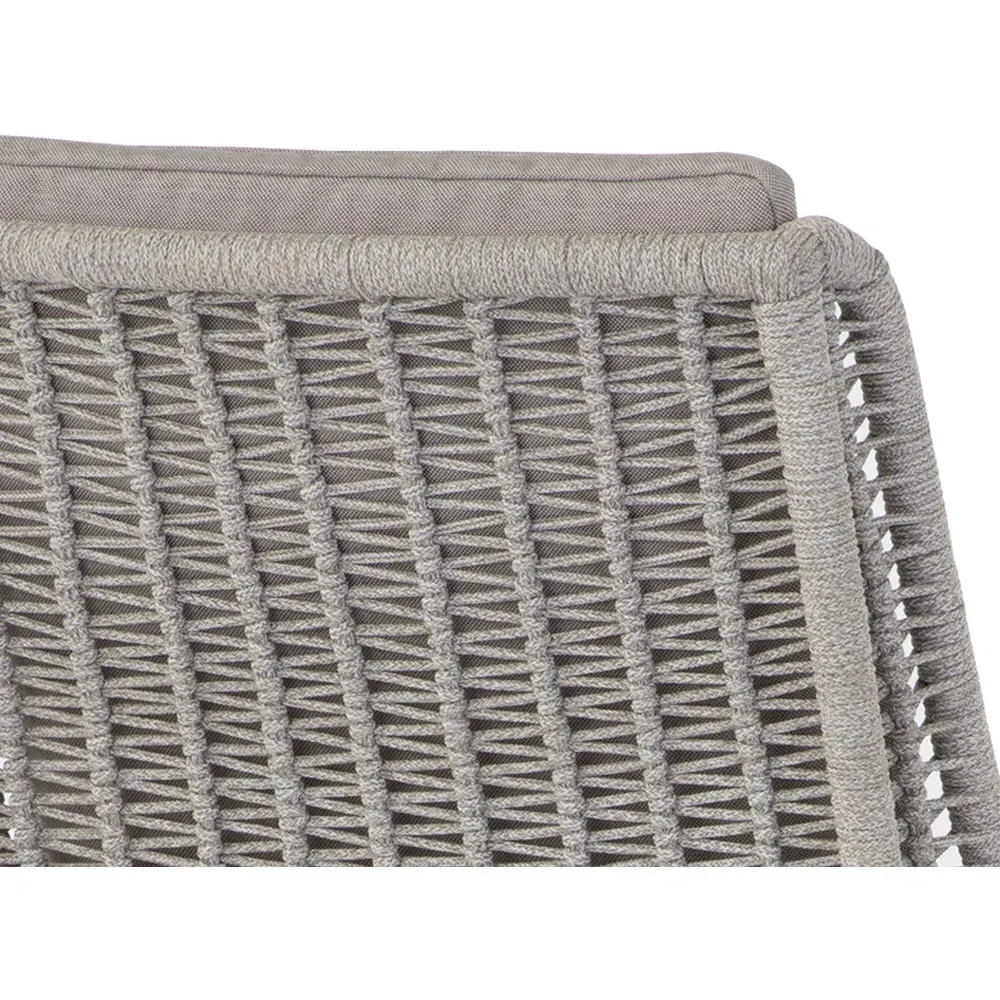 Wagner Woven Outdoor Counter Stool - Taupe, Teak