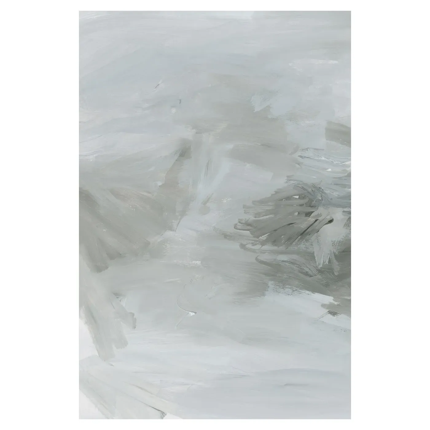 Walker 13-2 Framed Painting - Grey, Wood