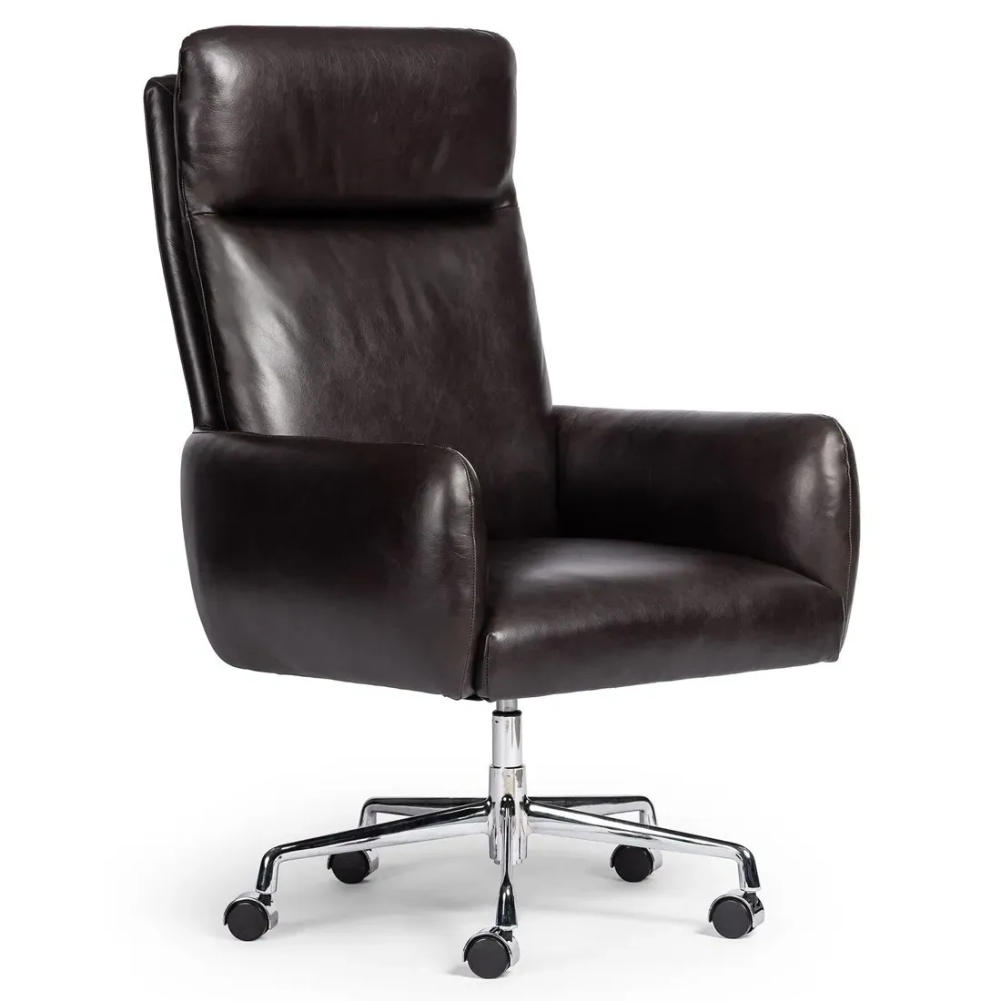 Wallie Office Chair - Black, Leather