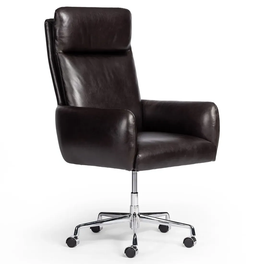 Wallie Office Chair - Black, Leather
