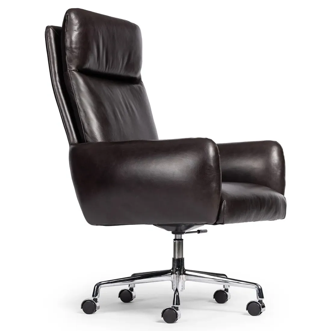 Wallie Office Chair - Black, Leather