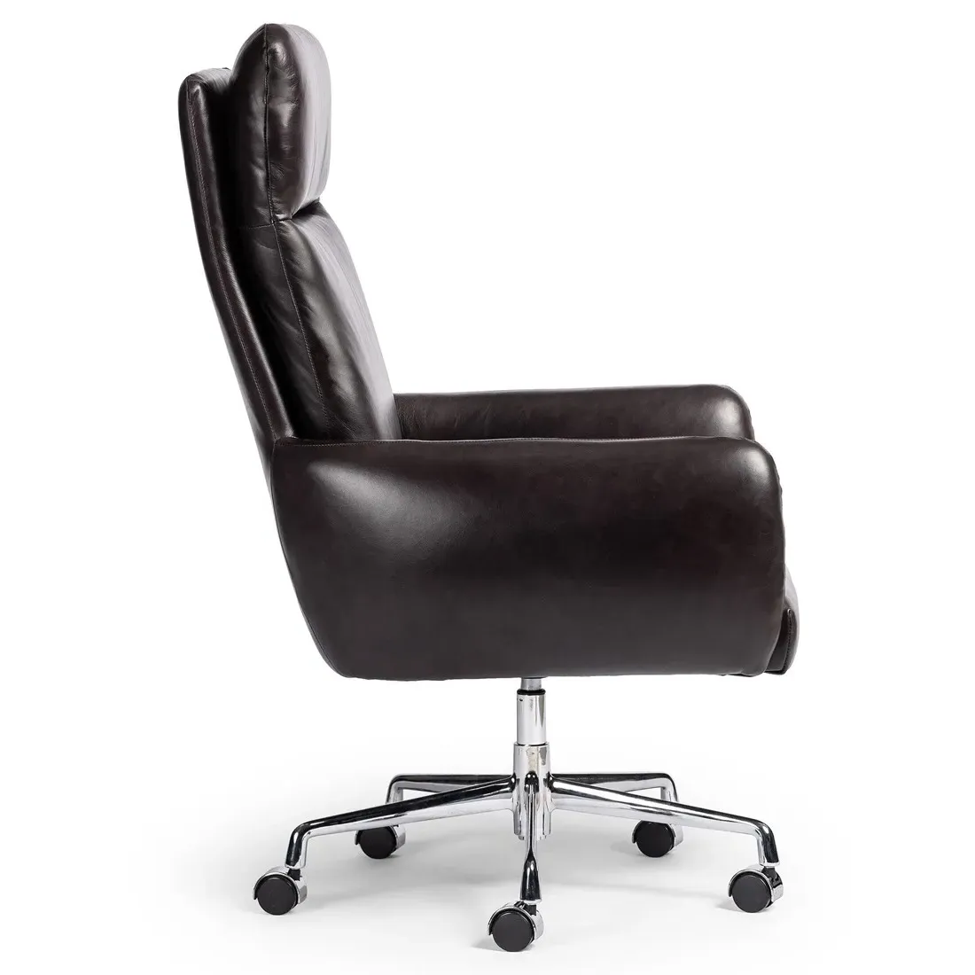 Wallie Office Chair - Black, Leather