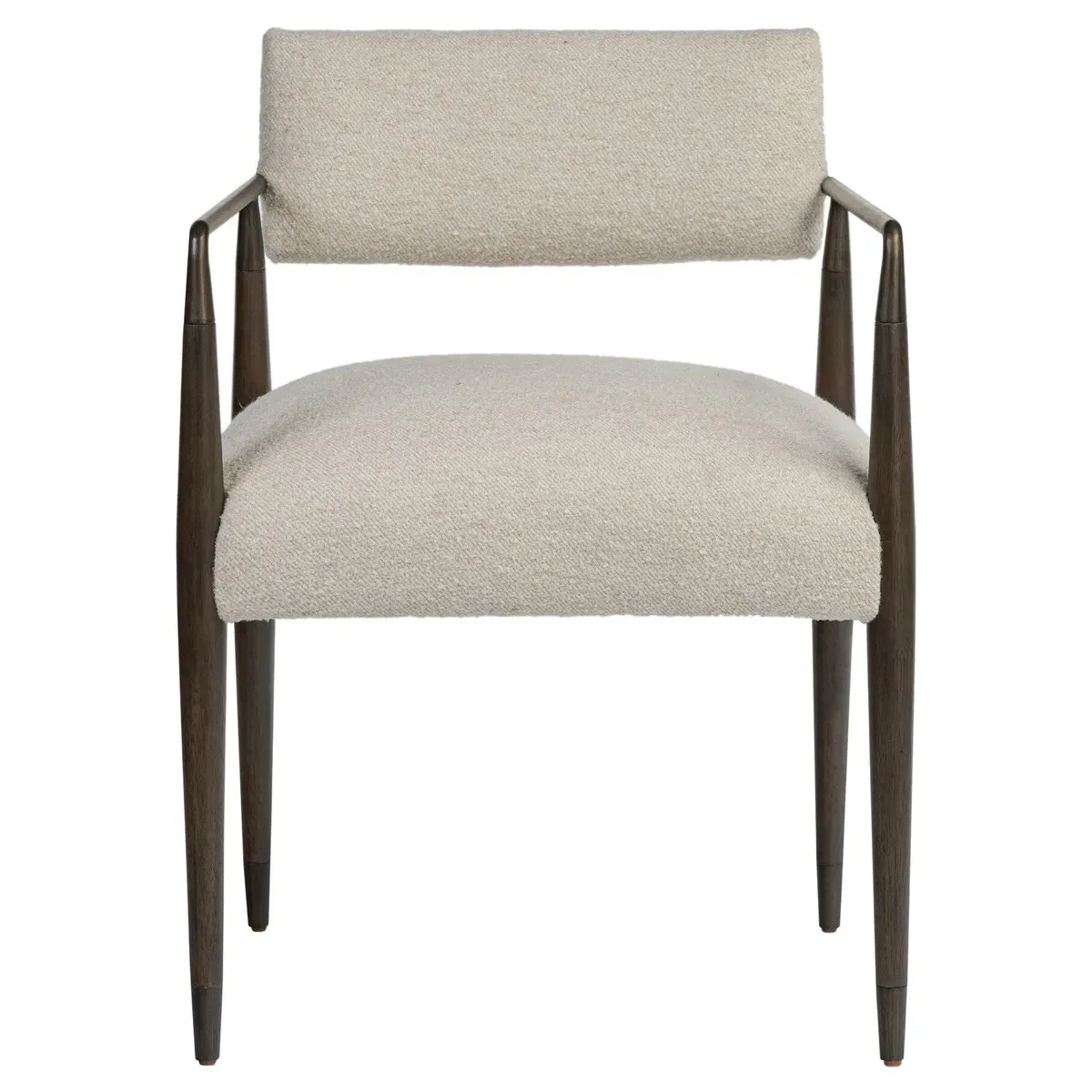 Wally Dining Arm Chair - Cream, Boucle image