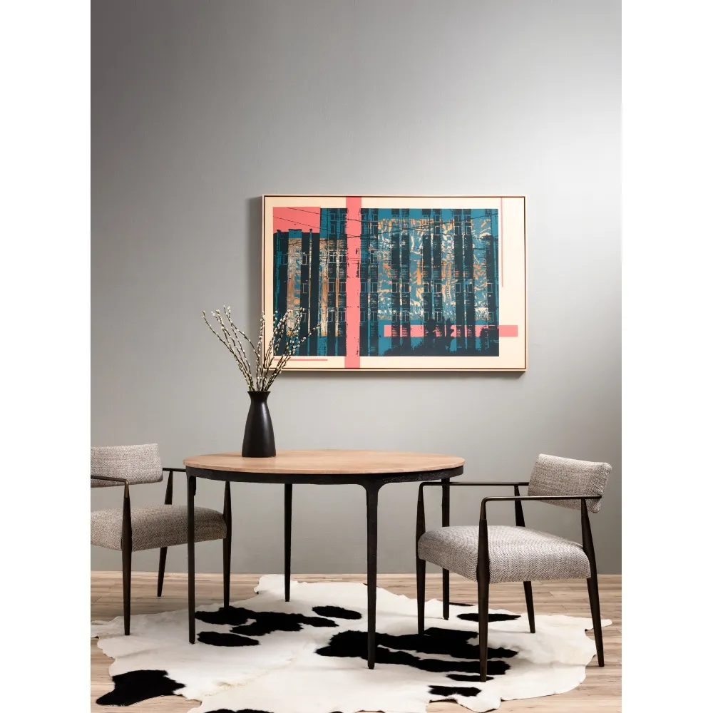 Wally Dining Chair - Grey, Parawood