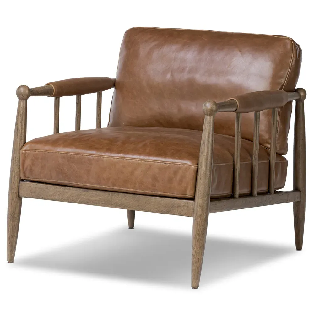 Warren Dulane Mahogany Sienna Chair - Mahogany, Oak