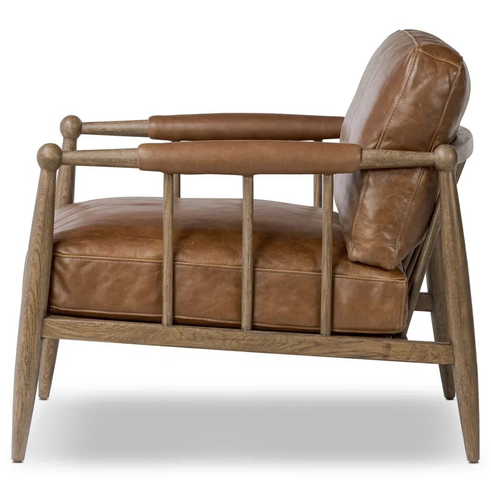 Warren Dulane Mahogany Sienna Chair - Mahogany, Oak