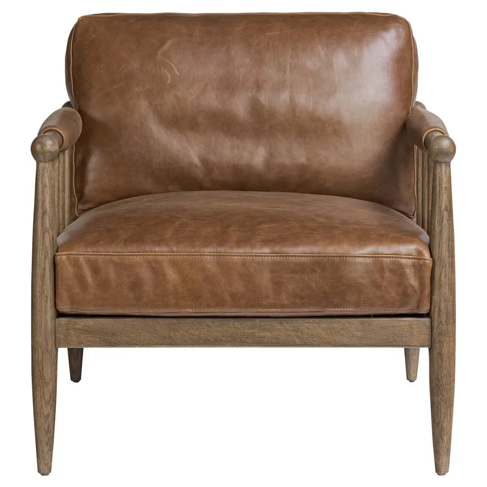 Warren Dulane Mahogany Sienna Chair - Mahogany, Oak