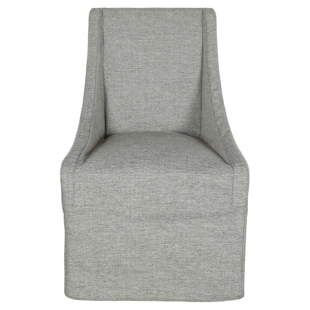 Warren Upholstered Slipcovered Dining Chair - Grey image