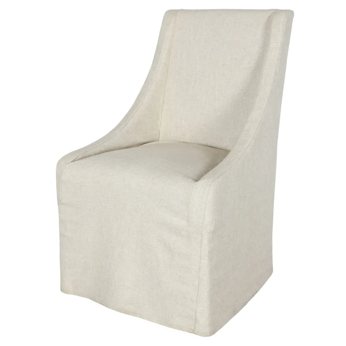 Warren Upholstered Slipcovered Dining Chair - Off White