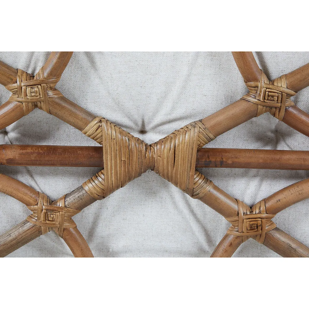 Watson Wing Back Occasional Arm Chair - Brown, Rattan