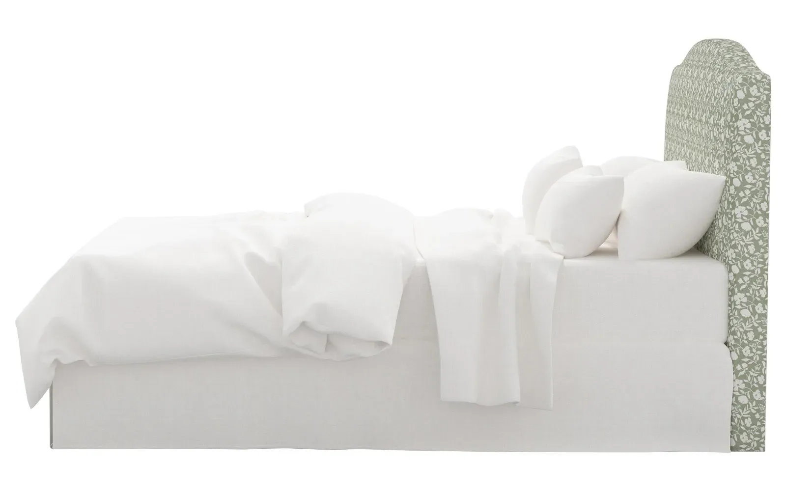 Waveney Cal King Size Bed - English Meadow, Cotton