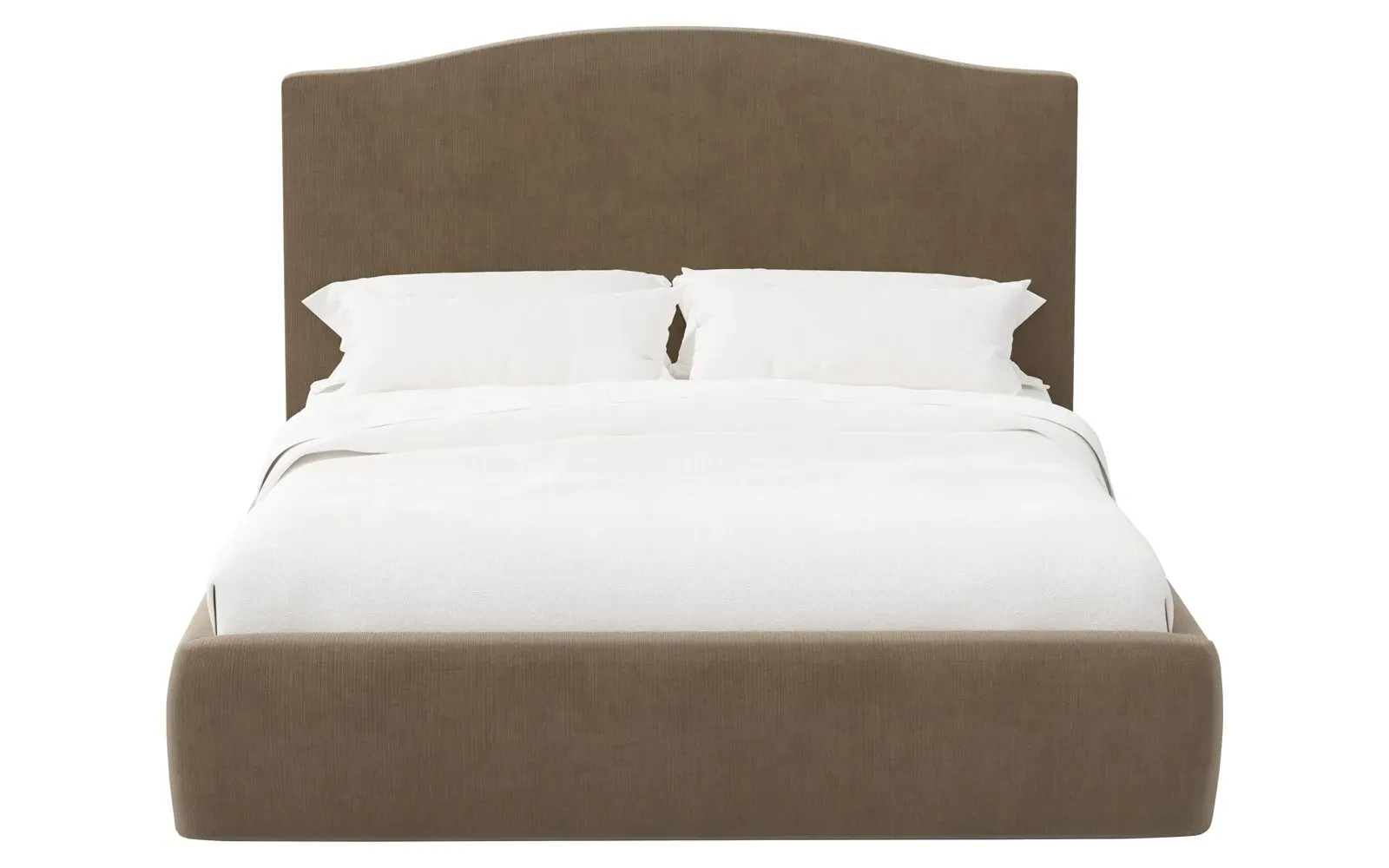 Waveney Cal King Size Bed Frame - Portobello, Velvet