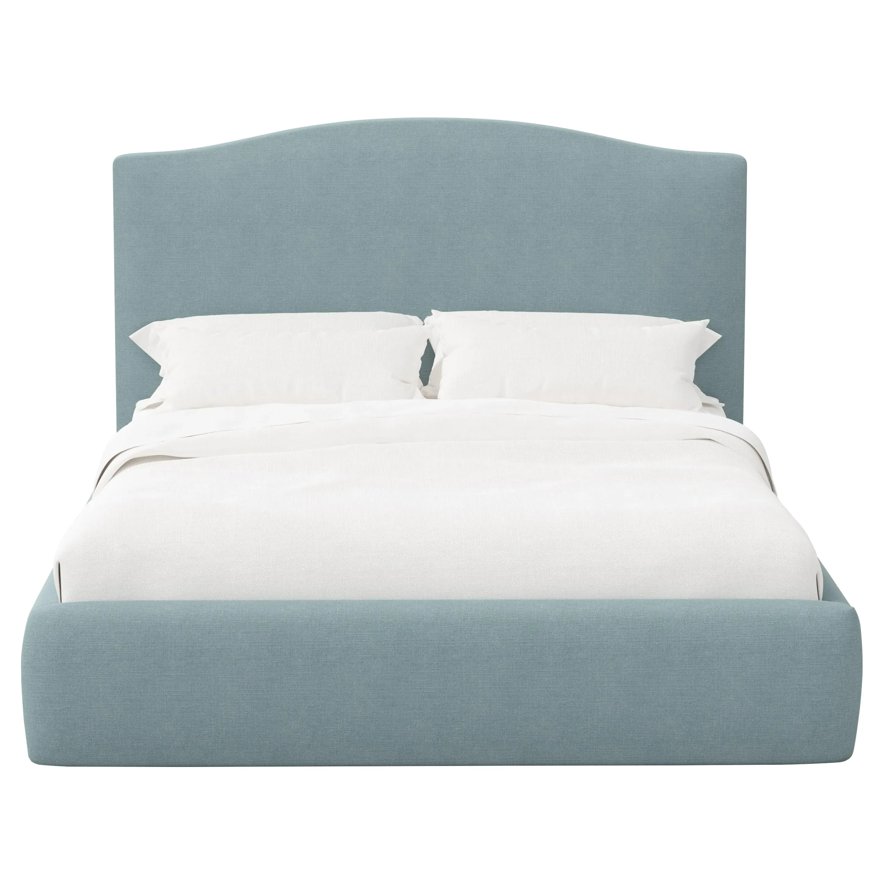 Waveney King Size Textured Bed - Calm Sea
