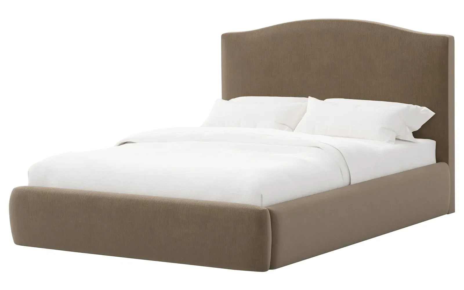 Waveney Queen Size Bed Frame - Portobello, Velvet