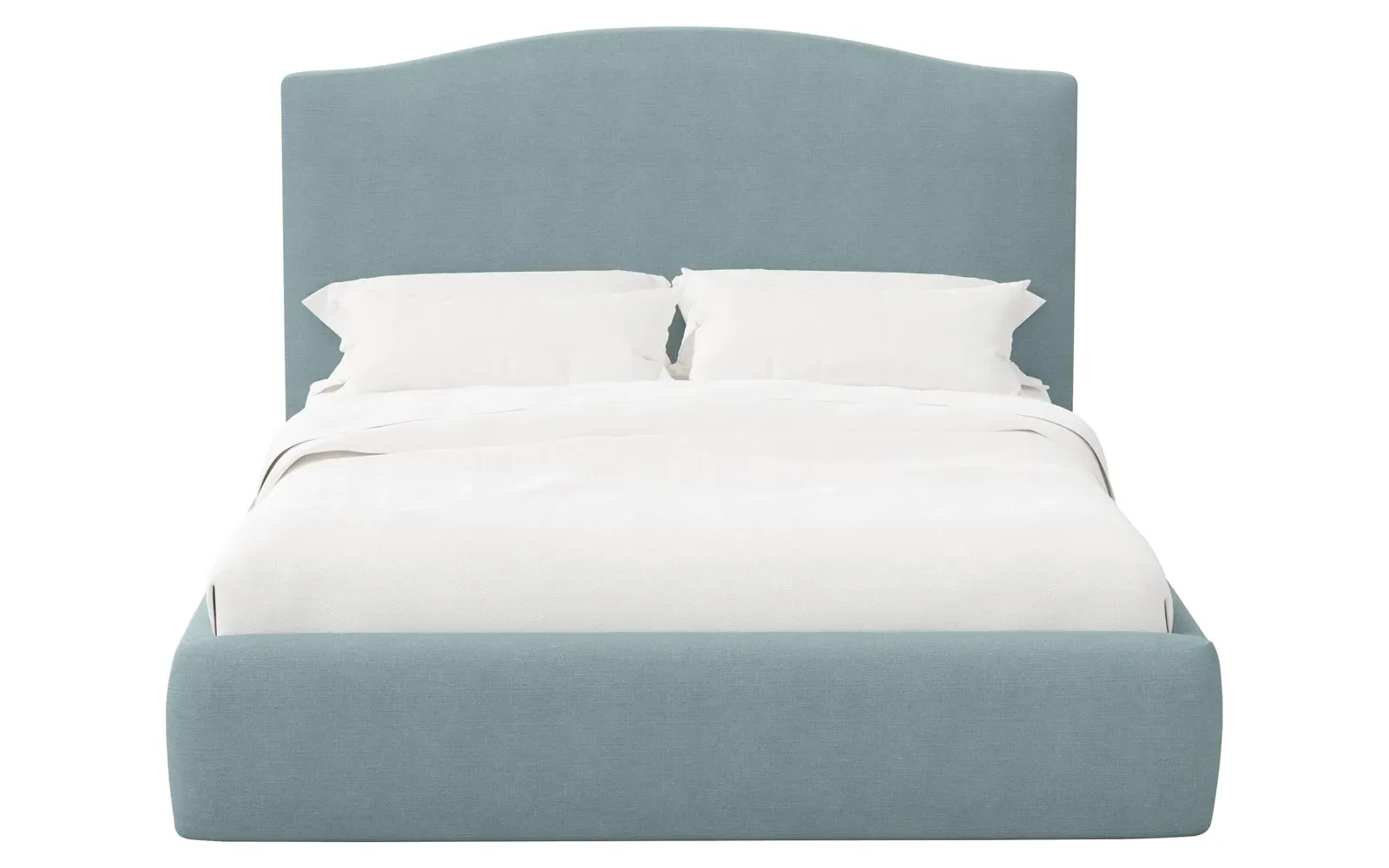 Waveney Queen Size Textured Bed - Calm Sea