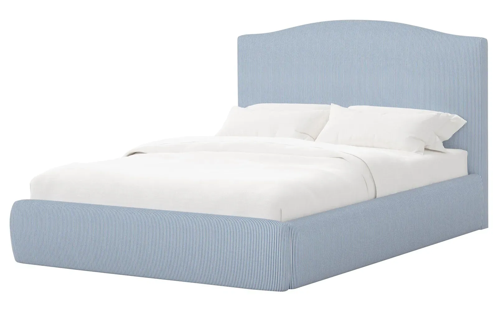 Waveney Twin Size Bed Frame - Cambridge Blue, Cotton