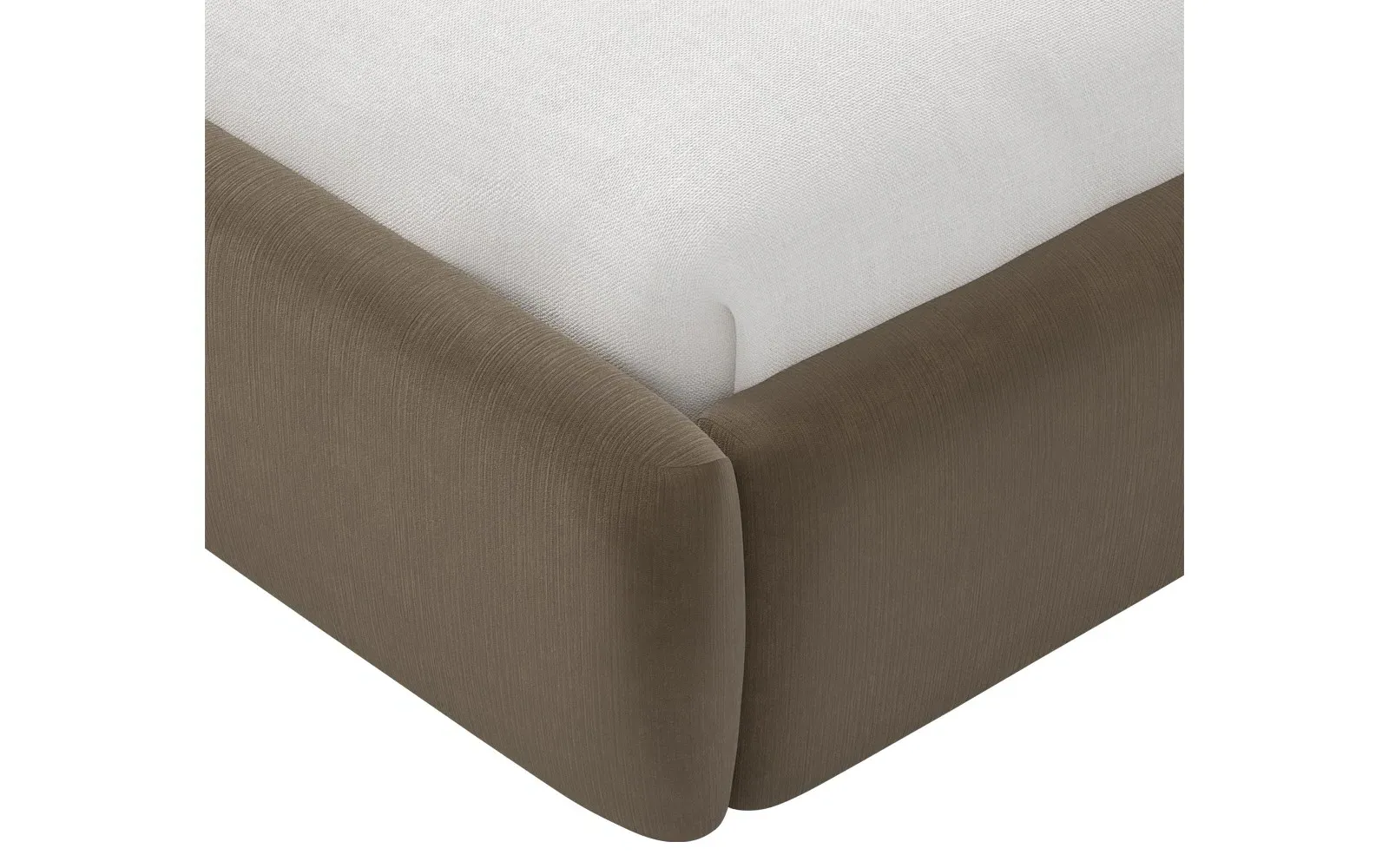 Waveney Twin Size Bed Frame - Portobello, Velvet