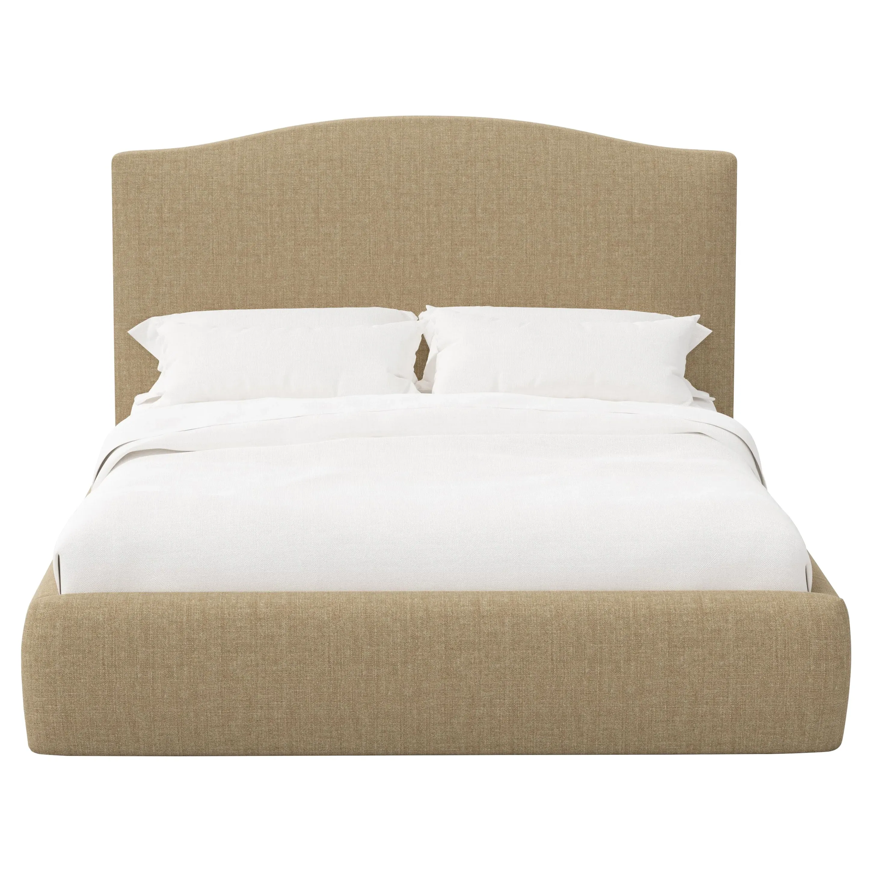 Waveney Twin Size Bed - Honeycomb, Linen image