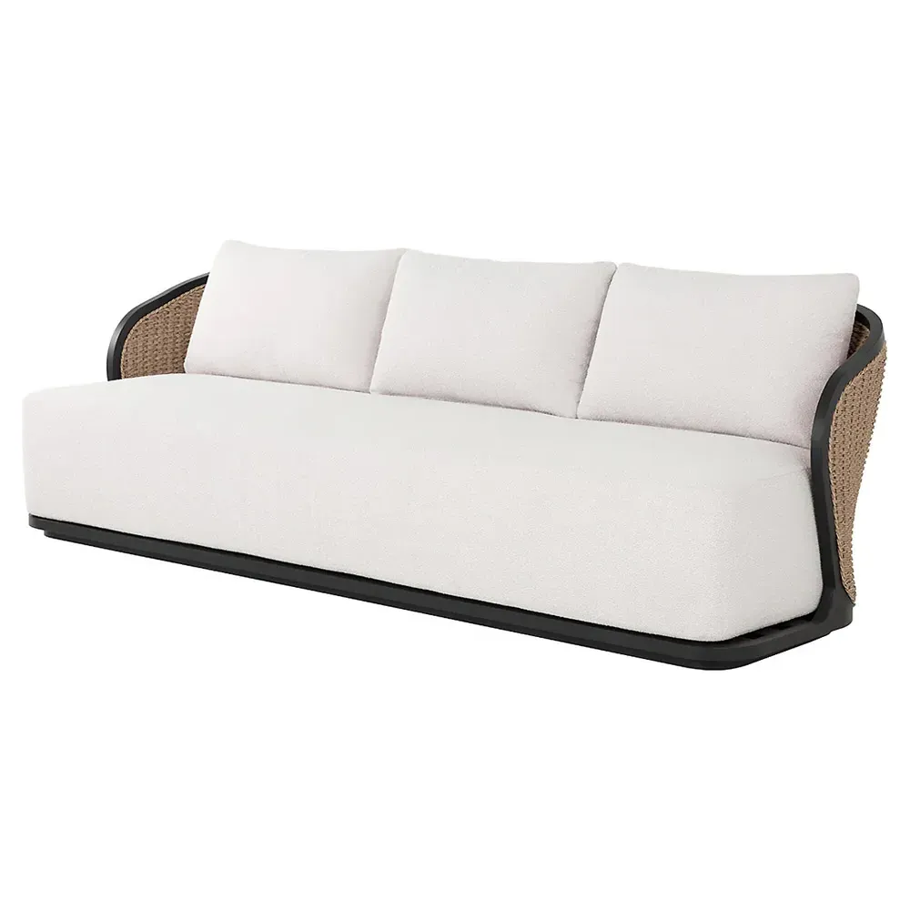 Weiss Outdoor Sofa - Cream, Rattan