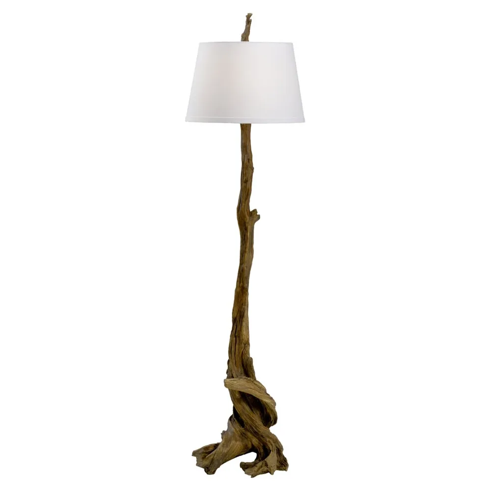 Wellington Floor Lamp - Natural, Composite